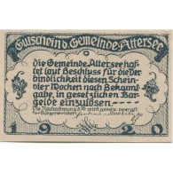 Billet, Autriche, Attersee, 10 Heller, Mer, 1920, SPL, Mehl:FS 60a - Autriche