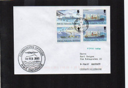 British Antarctic Territory (BAT) Cover Ship HMS Endurance - Halley 18 FE 2000 - (1ATK010) - Cartas & Documentos