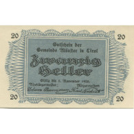 Billet, Autriche, Morzg, 20 Heller, Eglise, 1920, 1920-12-31, SPL, Mehl:FS 630a - Autriche
