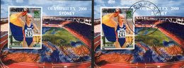 Olymphilex Sydney 2000 Rumänien Blocks 315 **/o 7€ Läuferin EXPO S/s Hoja Philatelics Blocs Sprint M/s Sheets Bf Romania - Esposizioni Filateliche