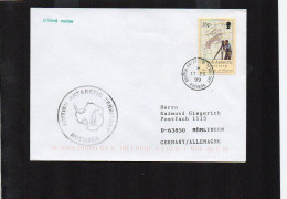 British Antarctic Territory (BAT) 1999 Cover - Rothera 17 DE 99 - (1ATK014) - Brieven En Documenten