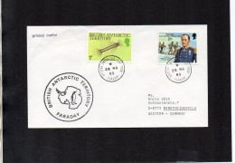 British Antarctic Territory (BAT) 1989 Cover - Faraday 29 MR 89 - (1ATK020) - Brieven En Documenten