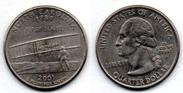 MA 21803 / USA Quarter Dollar 2001 North Carolina SUP - 1999-2009: State Quarters