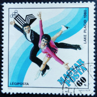 Hongrie Hungary 1979 Sport Jeux Olympiques Olympic Games 1980 Patinage Yvert PA423 O Used - Oblitérés