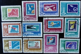 Hongrie Hungary 1963 Série Complete Set Conférence Postes Yvert PA258-269 O Used - Gebraucht