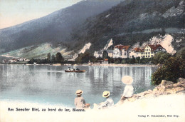 SUISSE - Am Seeufer Biel - Au Bord Du Lac - Bienne - Carte Postale Ancienne - Bienne