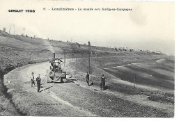 135  DE   CPA  Circuit 1908  Londiniéres La Montée Vers Bailly En Campagne Dammage De La Route - Londinières