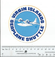 Baggage Labels & Tags Virgin Islands Seaplane Shuttle Luggage Label.....................(DR1) - Baggage Labels & Tags