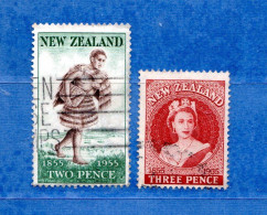 (Us8) NUOVA ZELANDA  °-1955 -   Yvert. 343-344. Used. - Used Stamps