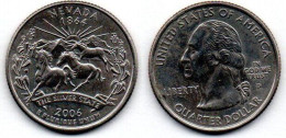 MA 21806 / USA Quarter Dollar  2006 Nevada SUP - 1999-2009: State Quarters