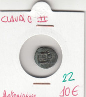 HEXP022 MONEDA ROMANA CLAUDIO II ANTONINIANO - Other & Unclassified