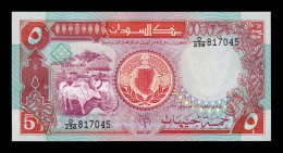 Sudán 5 Pounds 1991 Pick 45 Sc Unc - Soudan