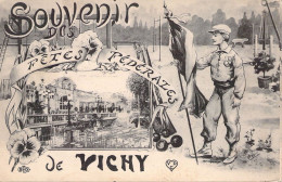 FRANCE - 03 - Souvenir Des Fêtes Fédérales De Vichy - Illustration Orey C - Carte Postale Ancienne - Vichy