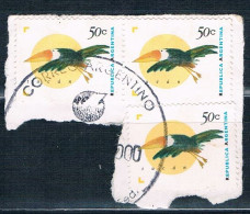 FRAGMENTO ARGENTINA 1995 YVES 1880 VER - Used Stamps