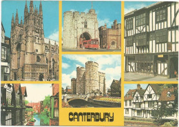 AC6518 Canterbury - The Cathedral - Westgate - Conquest House - The Weavers - Westgate Gardens / Non Viaggiata - Canterbury