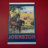 PUB MACHINE AGRICOLE JOHNSTON - Advertising