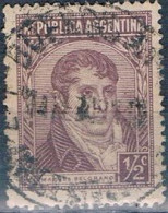 SELLO USADO ARGENTINA 1935 YVES 363 VER - Oblitérés