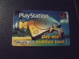 Télécarte  Playstation 120 Unités - Juegos