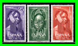 ESPAÑA  COLONIAS ESPAÑOLAS ( RIO MUNI - AFRICA ) SERIE DE SELLOS AÑO 1962 PRO INFANCIA  - NUEVOS - - Rio Muni