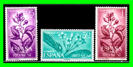 ESPAÑA  COLONIAS ESPAÑOLAS ( RIO MUNI - AFRICA ) SERIE DE SELLOS AÑO 1963 DIA DEL SELLO  - NUEVOS - - Rio Muni