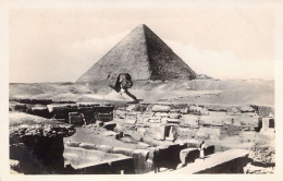 EGYPTE - The Sphinx And The Temple Of Giza - Carte Postale Ancienne - Gizeh