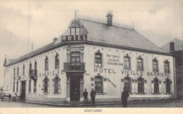 BELGIQUE - MONTAIGU - Hotel Vieille Barriére - Voitures - Louace - Excursions - Code Postale Ancienne - Andere & Zonder Classificatie