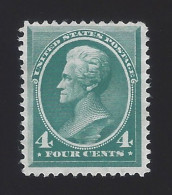 US #211 1883 Blue Green Perf 12 Mint NG F-VF Scv $90 - Ungebraucht