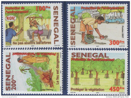 Sénégal 2008 Protection De L'environnement Voiture Car Auto Umweltschutz Environment Protection 4 Val. RARE MNH - Senegal (1960-...)