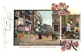 Alexandrie - Entrée De La Rue Cherif Pacha - 1903 - égypte Egypt - Alexandria