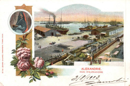 Alexandrie - Souvenir - Quai D'alexandrie - Le Port - égypte Egypt - Alexandrie