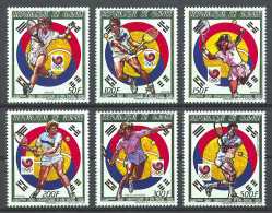 Guinea, Guinee, 1987, Olympic Summer Games Seoul, Sports, MNH, Michel 1180-1185A - Guinée (1958-...)