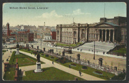 LIVERPOOL William Brown Street  - Old Postcard (see Sales Conditions)07792 - Liverpool
