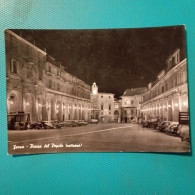 Cartolina Fermo - Piazza Del Popolo (notturno). Viaggiata 1964 - Fermo