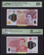 UK, England, Bank Of England £50, (2021), Polymer, AA01 Prefix, PMG69 - 50 Pounds