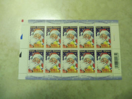 Belgique Belgie Kleine Blad Petite Feuille Numero 3466 Planche 2 Mnh ** Pere Noel - Non Classificati