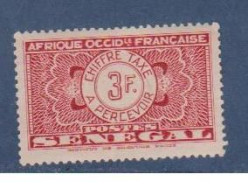 SENEGAL     N°  YVERT  N° TAXE 31  NEUF AVEC CHARNIERES  ( CHARN 03/33 ) - Postage Due