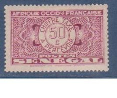 SENEGAL          N° YVERT  :  TAXE 27 NEUF SANS GOMME        ( S G     2 / 50  ) - Timbres-taxe