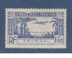 SENEGAL           N° YVERT  :    PA 13 NEUF SANS CHARNIERE        ( NSCH 2/ 43    ) - Poste Aérienne