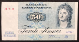 Danimarca Danmarks  DENMARK 50 KRONER  1972  Q.spl Xf- LOTTO 3927 - Danemark