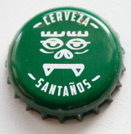 Estonia Cerveza Santanos Face Beer Bottle Cap - Limonade