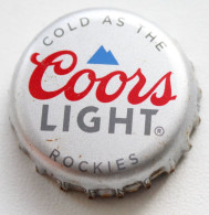 United States Coors Light Cold As The Rockies Coors Light Beer Bottle Cap - Limonade