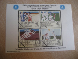 Archery Tir Arc Volley Volleyball Athletics Olympics 1982 Official Druck Proof Color Print Epreuve Imperforated GERMANY - Boogschieten