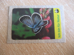 Butterfly Butterflies Papillon Papillons Poster Stamp Vignette WWF Panda Bear GERMANY Label - Autres & Non Classés