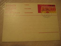 BERN 1976 Postal Service Travelers Bus Autobus Cancel Postal Stationery Card 30 Overprinted 40 SWITZERLAND Traffic Auto - Bus