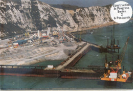 Sangatte - Pochette Neuve ,Série 2, De 6 CPM Sur La Construction Du Tunnel Sous La Manche 1987 - Euro Tunnel - Sangatte
