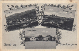 12608-SALUTI DA CASALBORGONE(TORINO)-1932-FP - Souvenir De...