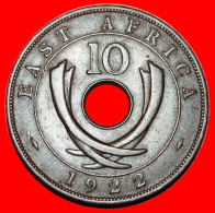 ~ GREAT BRITAIN (1921-1936): EAST AFRICA  10 CENTS 1922! GEORGE V (1911-1936)· LOW START! · NO RESERVE!!! - Colonia Británica