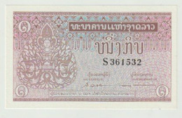 Banknote Banque National Du Laos 1 Kip 1962 UNC - Laos