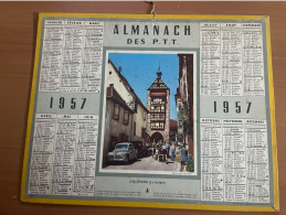 CALENDRIER ALMANACH DES POSTES  1957 / RIQUEWIHR - Grand Format : 1941-60