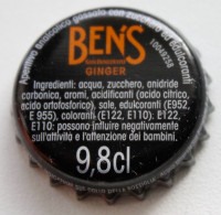 Italy Bens Ginger Beer Bottle Cap - Soda